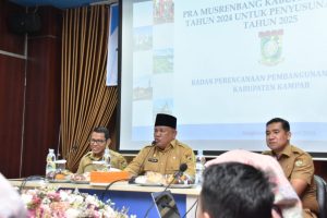Penjabat Sekda Kampar Pimpin Rapat Pra-Musrenbang RKPD 2025.
