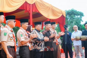 PJ Bupati diwakili Kadisdikpora Kampar Buka Scout Camp Universitas Pahlawan 2024