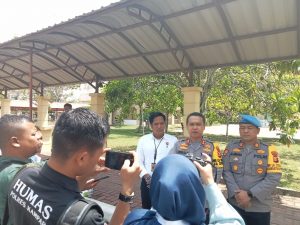 164 Personil Polres Kampar dan BKO Brimob Polda Riau Siap Amankan Rapat Pleno KPU