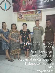 Kasat Pol PP Kampar Arizon Menghimbau Masyarakat Khususnya Kepada Pelaku Usaha Untuk Mentaati Perda Dan Peraturan Yang Disebutkan Dalam Himbauan Pj Bupati