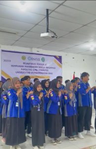 Pengurus Himpunan Mahasiswa Sistem Informasi UMRI Periode 2024/2025 Resmi Dilantik