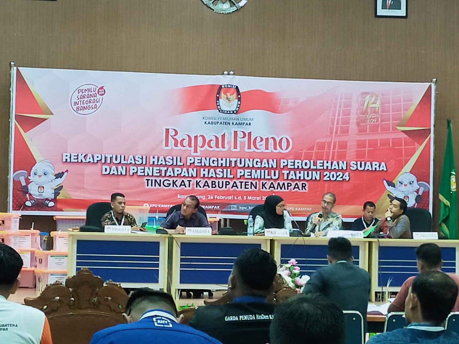 Daftar Nama-Nama 45 Caleg DPRD Kampar Yang Terpilih Sesuai Rapat Pleno KPU