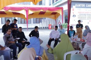 Ketua TPPS Kampar Drs. Yusri, M. Si Tinjau Seluruh Persiapan Gebyar AKS se-Provinsi Riau Di Tambang.