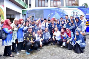 Penjabat Bupati Kampar Sambut Kepala BKKBN RI Pada Gebyar AKS Tingkat Provinsi Riau Di Kampar
