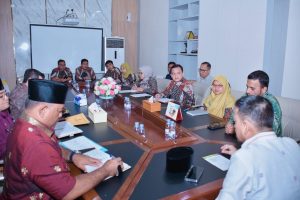 Penjabat Bupati Kampar Hambali Terima Tim BPK RI Perwakilan Provinsi Riau.