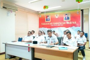 PJ Sekda Kampar Ikuti Zoom Meeting Penajaman Tata Kelola Pemerintahan dan Peluncuran MCP KPK 2024.