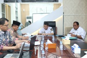 Penjabat Bupati Kampar Ikuti RUPS PT. BPR Sarimadu (Perseroda)Tahun Buku 2023