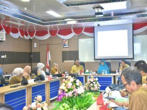 Kepala Dinkes Kampar Ikuti Rapat Koordinasi Bapak/Bunda Asuh Anak Stunting Bersama Pj Sekda Kampar