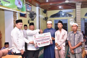Pj Sekda Kampar Safari Ramadhan di Salo Timur’ Ajak Masyarakat  Sukseskan Pilkada Dengan Damai dan Gembira.