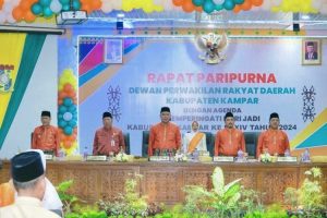 Ketua DPRD Muhammad Faisal Pimpin Paripurna Hari Jadi Kabupaten Kampar ke-74