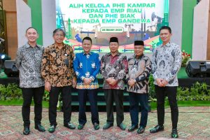 PJ Bupati Kampar Hambali Hadiri Acara Alih Kelola PT PHE kepada PT EMP.