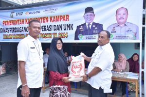 Pemerintah Kabupaten Kampar Gelar Pasar Murah Desa Koto Perambahan