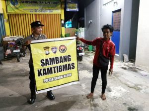 Batara Biru Polsek Sungai Beduk laksanakan patroli dan sambang dialogis berikan rasa aman, Cegah Tindak Kriminal.