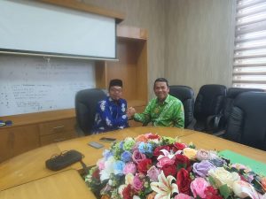 H. Muhammad Ansar, S. Ag., M. Pd Jumpai Ketua DPD PAN Kabupaten Kampar