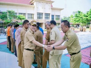 Penjabat Bupati Hambali Apresiasi Kehadiran ASN /THL  Pemkab Kampar.