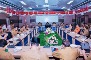 Penjabat Bupati Kampar Pimpin Rapat OPD Harap Kordinasi Antar OPD Harus Diperkuat.
