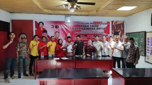 Bulatkan Tekad, Edwin Pratama Putra Ambil Formulir Balon Bupati di DPC PDI-P Kampar