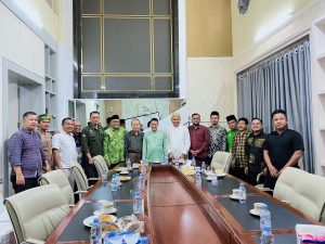 Jelang Bagholek Godang Masyarakat Kampar di Riau, Prof Yusri Munaf dan Rombongan Temui Pj Bupati Kampar