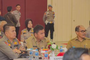 Plh Sekda Ahmad Yuzar Hadiri Sosialisasi PNBP Pelayanan Penyelenggaraan Assessment Center Polri.