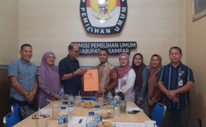 KPU Kampar Tetapkan Pemenang Lomba  Maskot dan Jingle Pilkada Kampar 2024