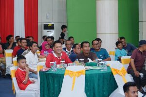 Pj Bupati Hambali Kembali Nobar Bersama Masyarakat Saksikan Timnas U23 Piala Asia Qatar.