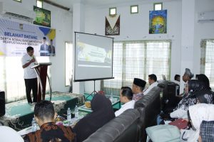 Kadispersip Kampar Dr. Yuli Usman, M. Ag  Buka Langsung Kegiatan Sosialisasi Tentang Akreditasi Perpustakaan Sekolah Tingkat SD, SMP, Pesantren Sederajat