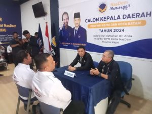 Ada Apa Nasdem Kepri? Tim Penjaringan Tolak Pengambilan Form Pendaftaran Cakada Untuk Ketua DPD Nasdem Batam