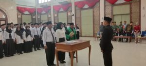 KPU Kampar Lantik 105 Anggota PPK Untuk Pemilihan Gubernur Dan Wakil Gubernur Serta Bupati Dan Wakil Bupati Tahun 2024