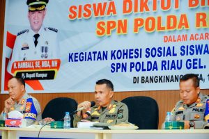 PJ Bupati diwakili Kasat Pol PP Kampar Terima Kunjungan Resmi SPN Polda Riau