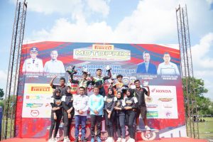 PJ Bupati diwakili PJ Sekda Ahmad Yuzar Buka Kejurnas Motoprix Region A Sumatra Putaran II Riau.