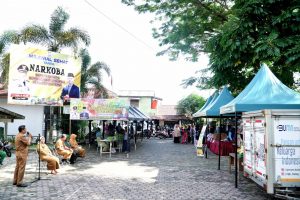 PJ Bupati Kampar diwakili Kadis Ketahanan Pangan  Kembali Gelar Pangan Murah Disejumlah Desa