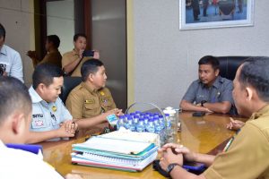 Kerjasama Dan Pelayanan, PJ Sekda Kampar Audiensi Bersama Jasa Raharja dan Tim Pembina Samsat Bangkinang.