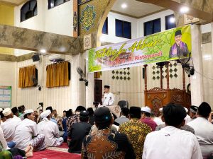 Mewakili Pj Bupati Kampar, Kadis Perhubungan Kabupaten Kampar Hadiri Tabliq Akbar Di Masjid Istiqomah Desa Lereng.