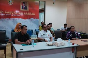 Pj Bupati Kampar diwakili Asisten III ikuti Bridging Leadership Perencanaan dan Penganggaran Terintegrasi Kesehatan Reproduksi Secara Virtual