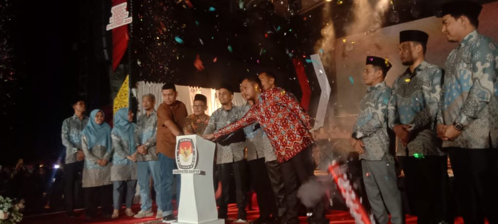 Resmi KPU Kampar Luncurkan Tahapan Pilkada 2024