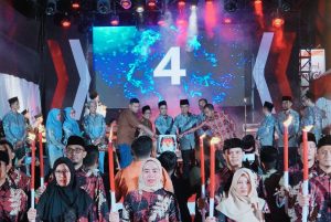 PJ Bupati Kampar diwakili PJ Sekda Ahmad Yuzar Hadir Acara Peluncuran Tahapan Pilkada 2024