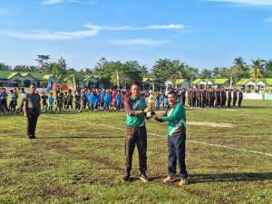 Turnamen Akademi Sepakbola Bima Sakti Dibuka Langsung Danyonif 132/BS Letkol Inf Bambang Budi Hartanto