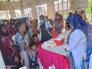 Laksanakan Pencanangan Pekan Imunisasi Nasional (PIN) Polio Serentak, Ini Kata Kades Salo