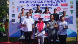 Lepas Ratusan Peserta Lomba Lari Meraton Ivent Fun Run 5K Trail Universitas Pahlawan dan ISORI Kampar, Ini Kata Sekretaris Diskdikpora Kampar