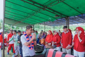 Pj Sekda Kampar Ahmad Yuzar S.Sos, MT, Hadiri Perayaan Hari Jadi ke-21 Desa Kepau Jaya, Kecamatan Siak Hulu
