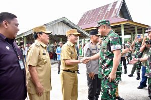 Pj Bupati Kampar, Hambali Sambut Langsung Kedatangan KASAD Jenderal TNI Maruli Simanjuntak di Kampar Kiri Hulu