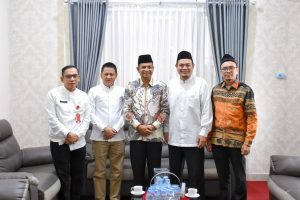 Pj Bupati Kampar Hambali Sambut Baik Audiensi Badan Wakaf Indonesia Provinsi Riau.