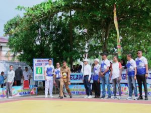 Pj Sekda Kampar Ahmad Yuzar Buka Kejurkab Bola Volly Sebanyak 18 Kecamatan Siap Tampil