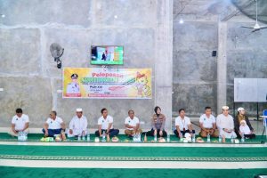 Pj Sekda Kampar Ahmad Yuzar Lepas  Kontingen Riau untuk PON XXI Cabor Ketahanan Berkuda 60 KM di Ponpes Alkarim Islamic School
