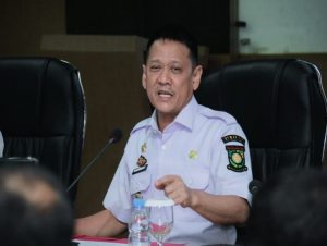 Pj Bupati Kampar Pimpin Rapat Evaluasi Bersama Kepala OPD dan Camat Terkait Realisasi Fisik dan Keuangan