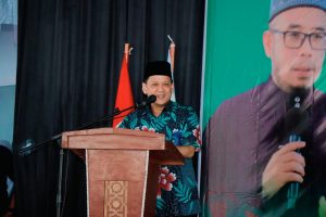 Pj Bupati Kampar Hadiri Tabligh Akbar Sekaligus Lakukan Peletakan Batu Pertama Pembangunan Asrama Ponpes Muhammadiyah Kampa Boarding School.