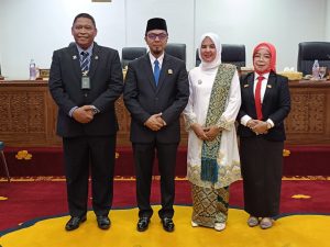 Zulfan Azmi Resmi Dilantik Sebagai Pimpinan DPRD Kabupaten Kampar Periode 2024-2029