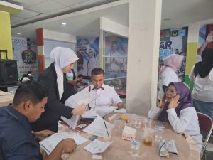 Calon Bupati Kampar Ahmad Yuzar dan Calon Wakil Bupati Misharti Mendatangi Posko Pemenangan Kampar Dihati