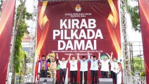 Gelar Kirab Pilkada Damai Dalam Rangka Memasuki Tahapan Kampanye Pemilihan Gubernur Dan Wakil Gubernur Riau Tahun 2024, Ini Kata Ketua KPU Riau