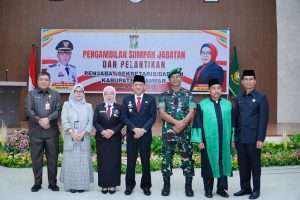 Pj Bupati Kampar Hambali Lantik Ramlah,SE,M.Si Sebagai  Pj Sekda Kampar.